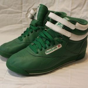 🍀Green Reebok Classic High-tops